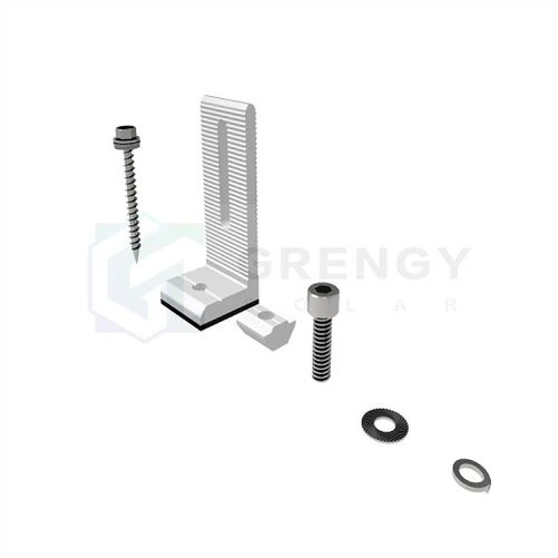 Flat Roof Solar Mounting Bracket (Aluminum Alloy) Flat Roof Solar Mounting Bracket (Aluminum Alloy)