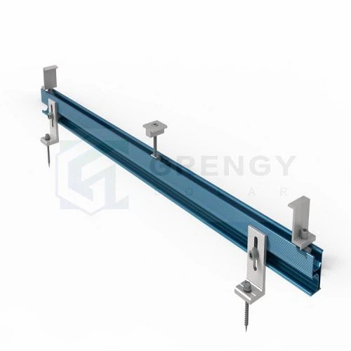 Flat Roof Solar Mounting Bracket (Aluminum Alloy) Flat Roof Solar Mounting Bracket (Aluminum Alloy)