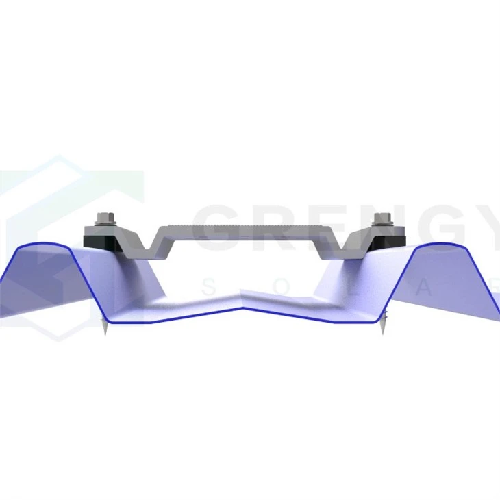 T shape clamps for tin solar roof
