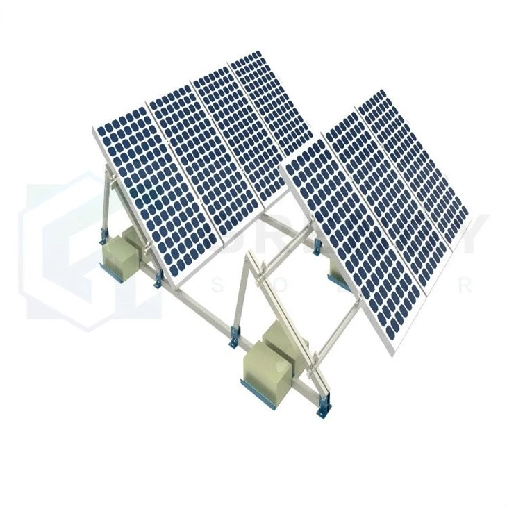 System Mowntio Balast Solar wedi'i Customized