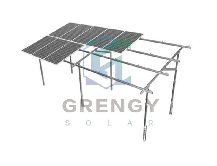 Dur Solar PV Ground Mowntio Cefnogi Systemau