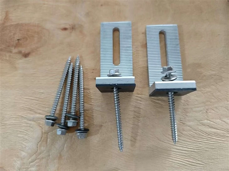 Aluminum L Foot Solar Rack Bracket high quality