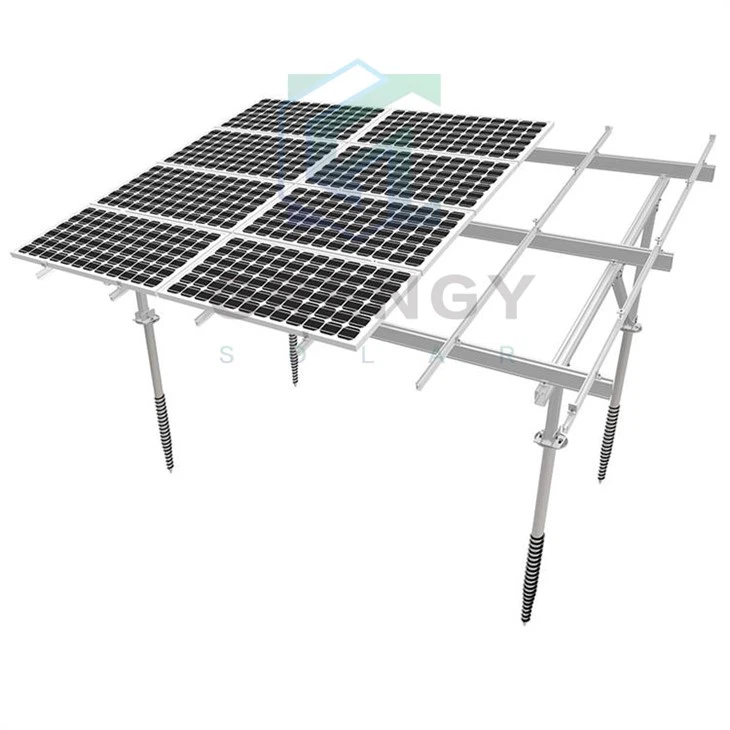 System racio solar mownt daear dur zam