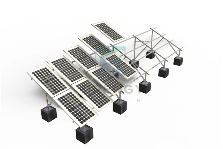 Flat Roof Solar Concrete Mounting System