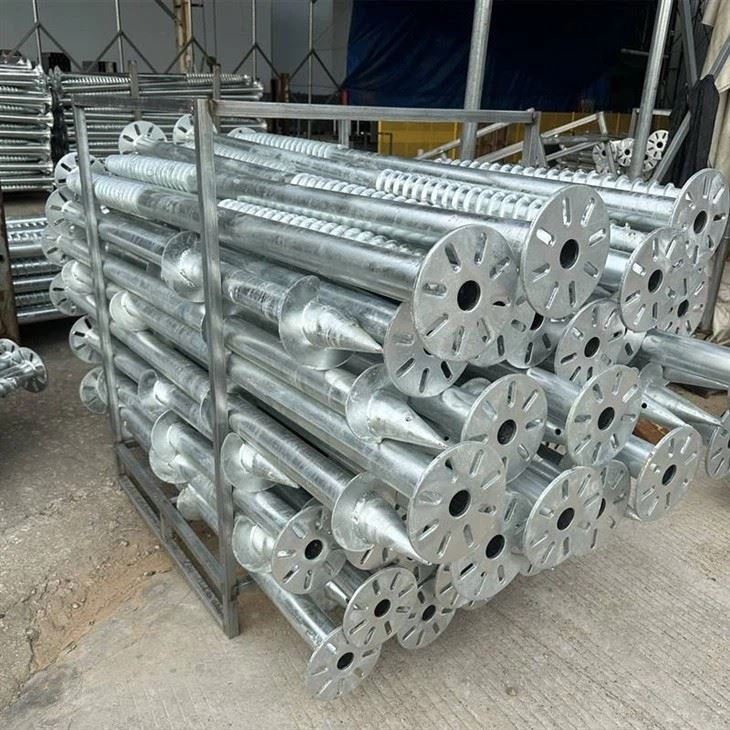 Galvanized Helical Piles For Solar manufacturers