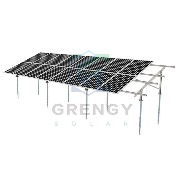 Strwythurau solar mownt daear