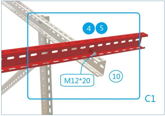 Large Scale ZAM Coated Steel Solar Ground Mounting
