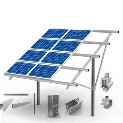 Strwythur mowntin solar alwminiwm yn hyrddio sylfaen pentwr