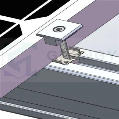 Optimeiddio LCOE Eich Prosiect Gyda Manwl-Panel Solar Alwminiwm Peiriannu Mount Clamp A End Clamp