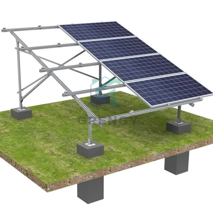 Concrete Base Solar Mounting Structure