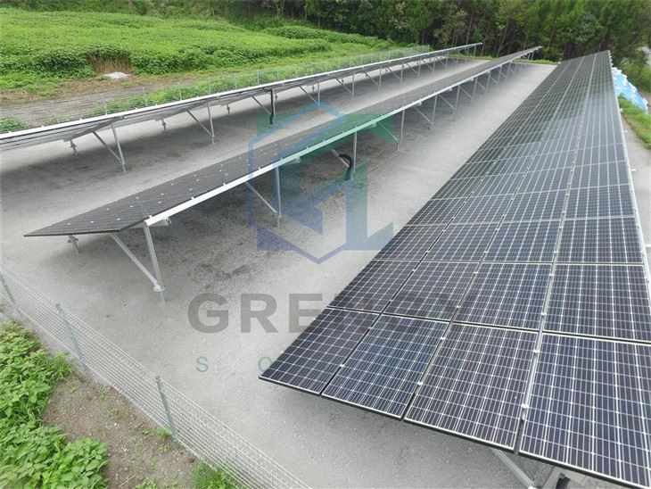 System racio panel solar Ground Mount