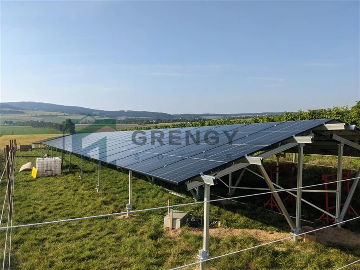 Paneli Solar wedi'u Gosod Ar y Ddaear