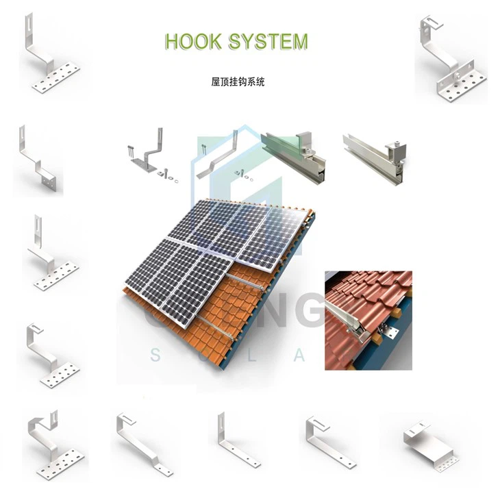 Tile Roof Solar Panel Mounting Hooks high quality